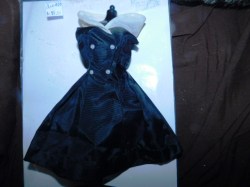 934 BARBIE AFTER FIVE BLACK WHITE DRESS OR WHITE HATS CHOICE
